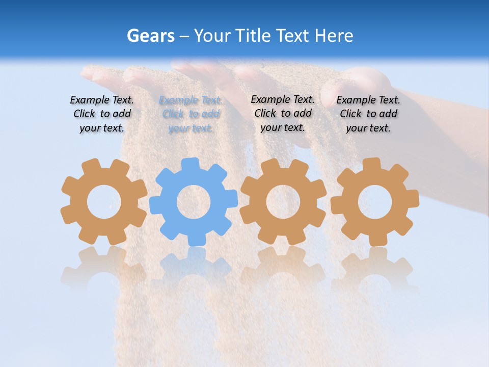 Time Is Running Like Sand Through Your Fingers PowerPoint Template