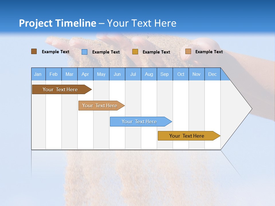 Time Is Running Like Sand Through Your Fingers PowerPoint Template