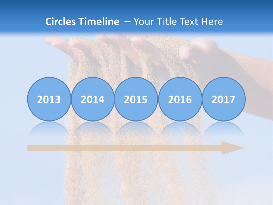 Time Is Running Like Sand Through Your Fingers PowerPoint Template