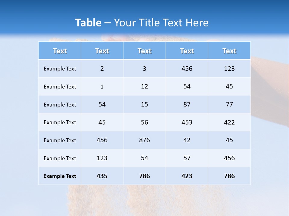 Time Is Running Like Sand Through Your Fingers PowerPoint Template