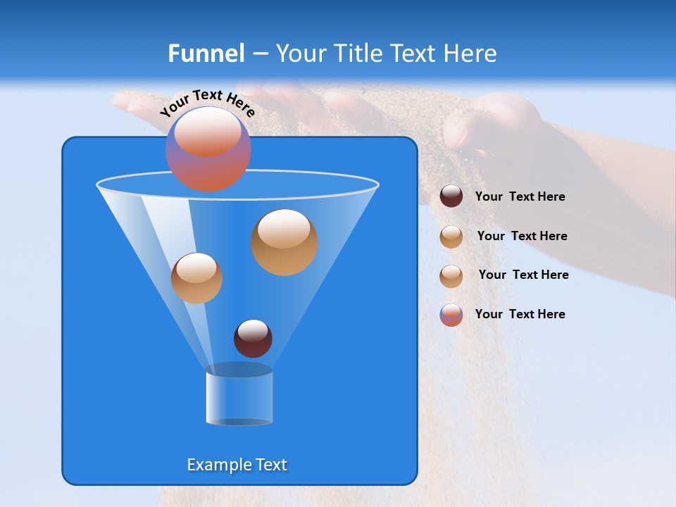 Time Is Running Like Sand Through Your Fingers PowerPoint Template