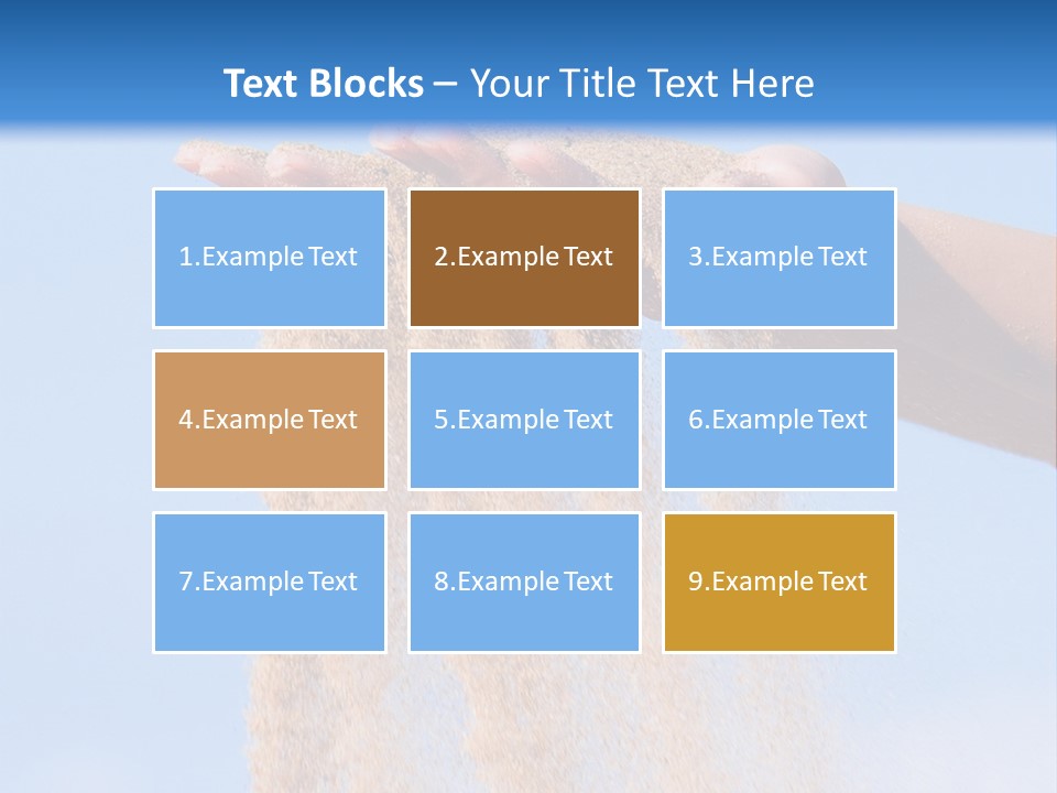 Time Is Running Like Sand Through Your Fingers PowerPoint Template