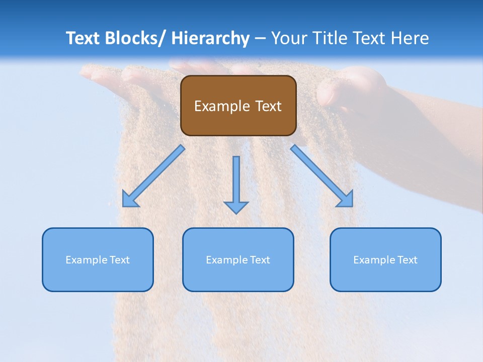Time Is Running Like Sand Through Your Fingers PowerPoint Template