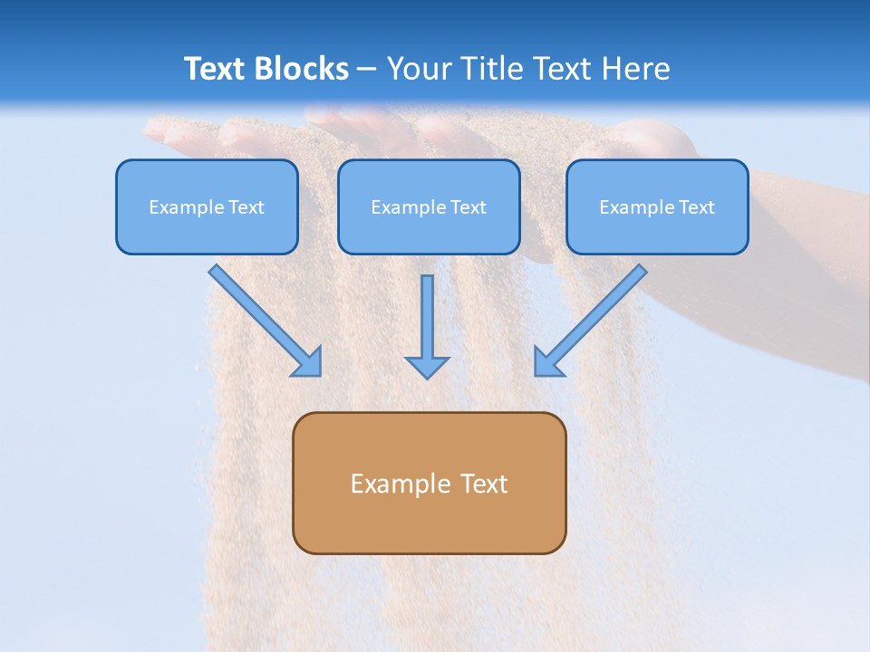 Time Is Running Like Sand Through Your Fingers PowerPoint Template