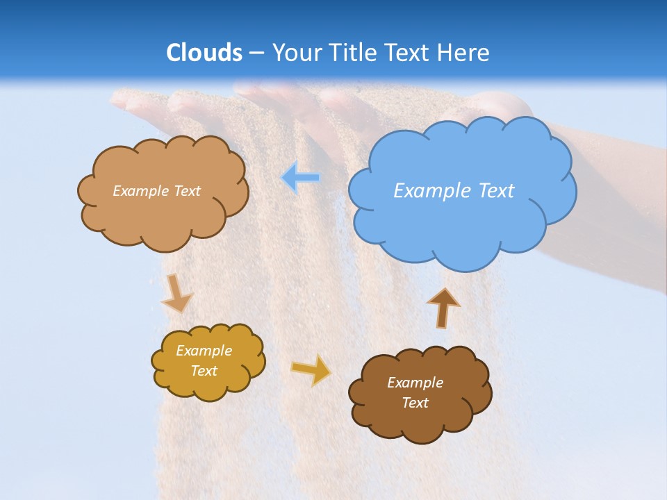 Time Is Running Like Sand Through Your Fingers PowerPoint Template
