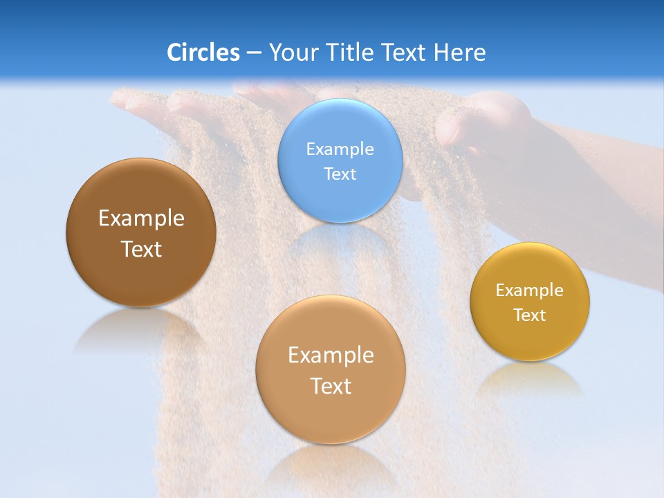 Time Is Running Like Sand Through Your Fingers PowerPoint Template
