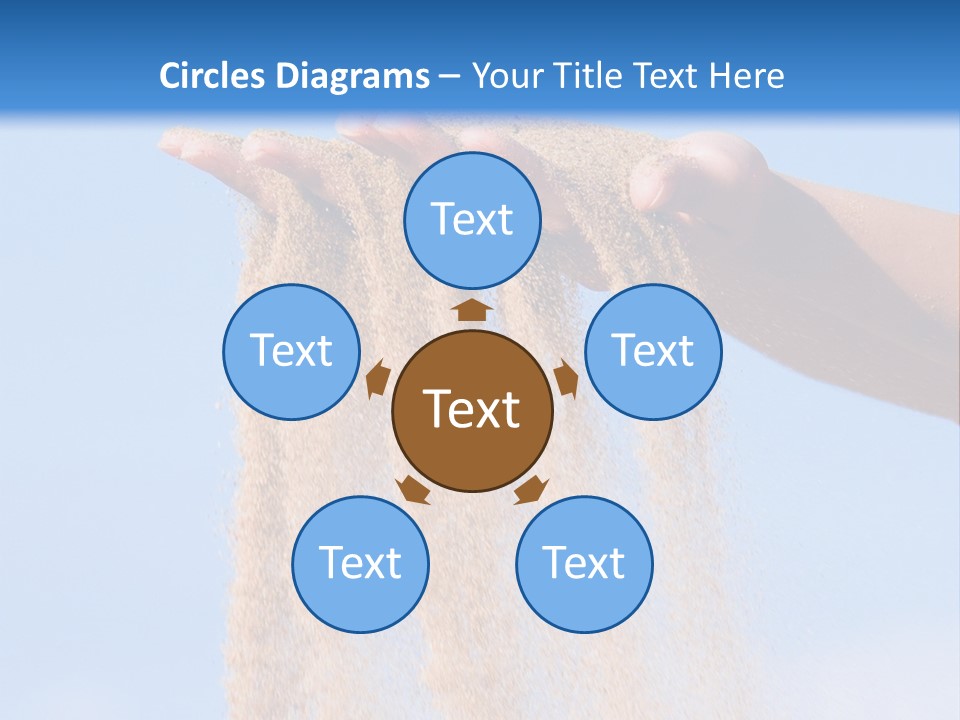 Time Is Running Like Sand Through Your Fingers PowerPoint Template