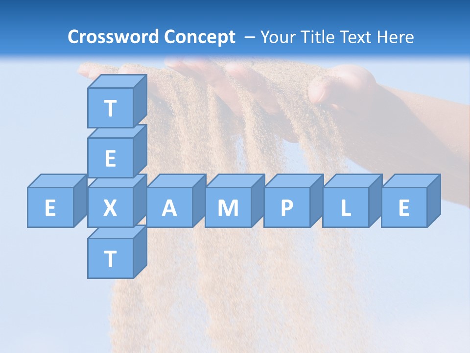 Time Is Running Like Sand Through Your Fingers PowerPoint Template