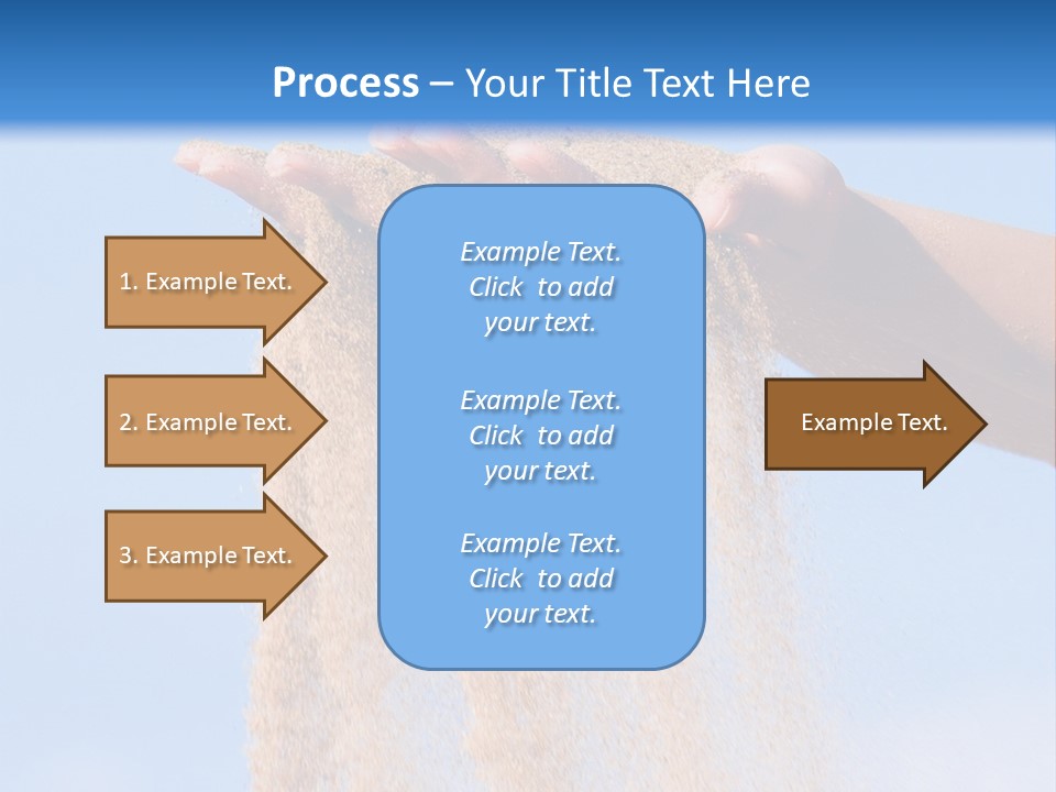 Time Is Running Like Sand Through Your Fingers PowerPoint Template