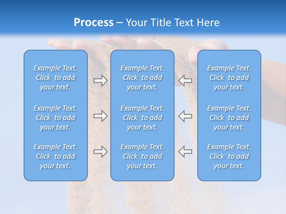 Time Is Running Like Sand Through Your Fingers PowerPoint Template