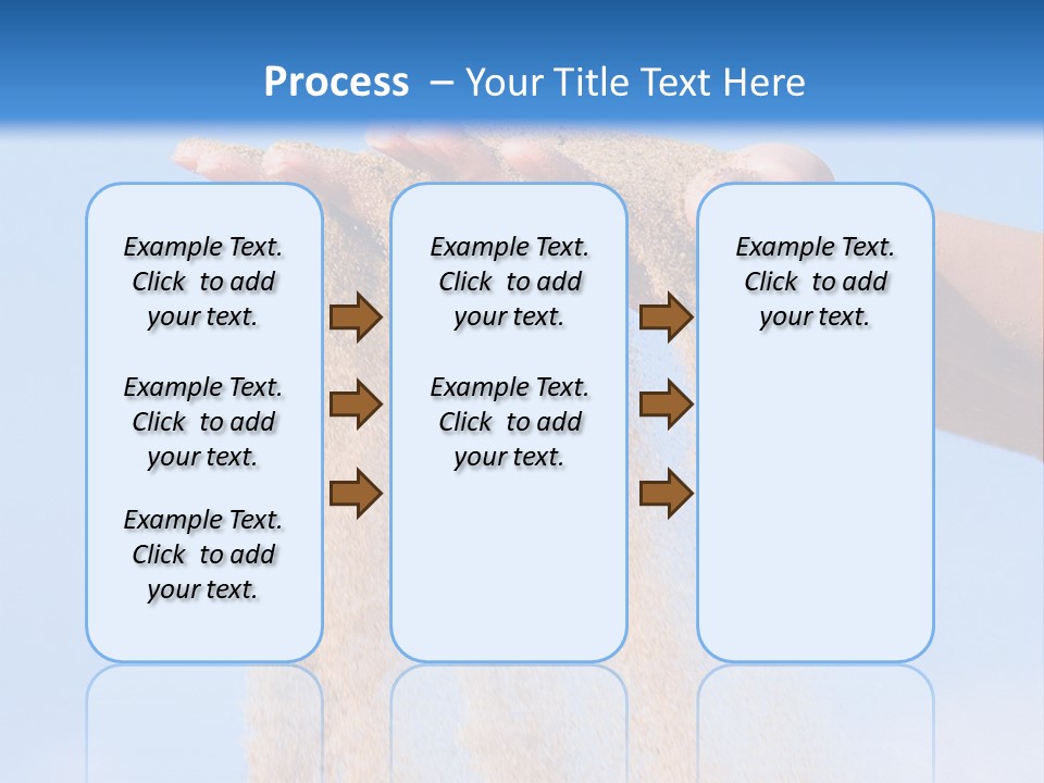Time Is Running Like Sand Through Your Fingers PowerPoint Template