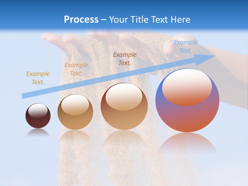 Time Is Running Like Sand Through Your Fingers PowerPoint Template