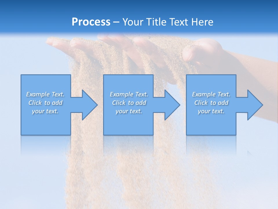 Time Is Running Like Sand Through Your Fingers PowerPoint Template