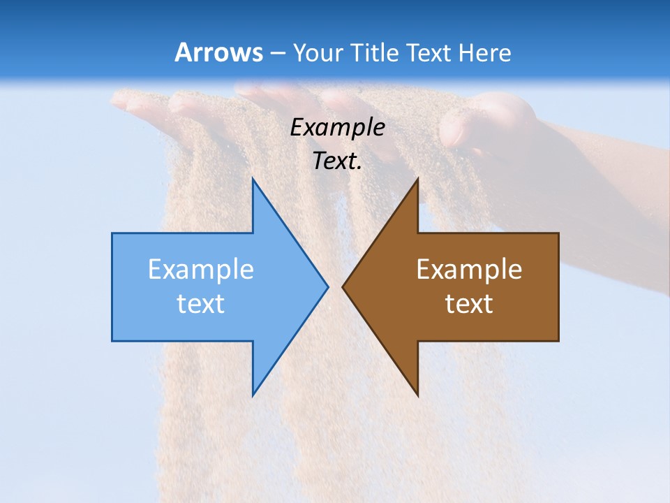 Time Is Running Like Sand Through Your Fingers PowerPoint Template