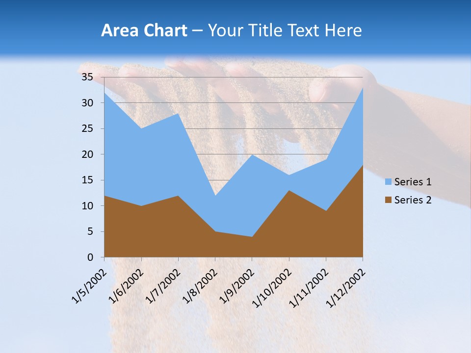 Time Is Running Like Sand Through Your Fingers PowerPoint Template