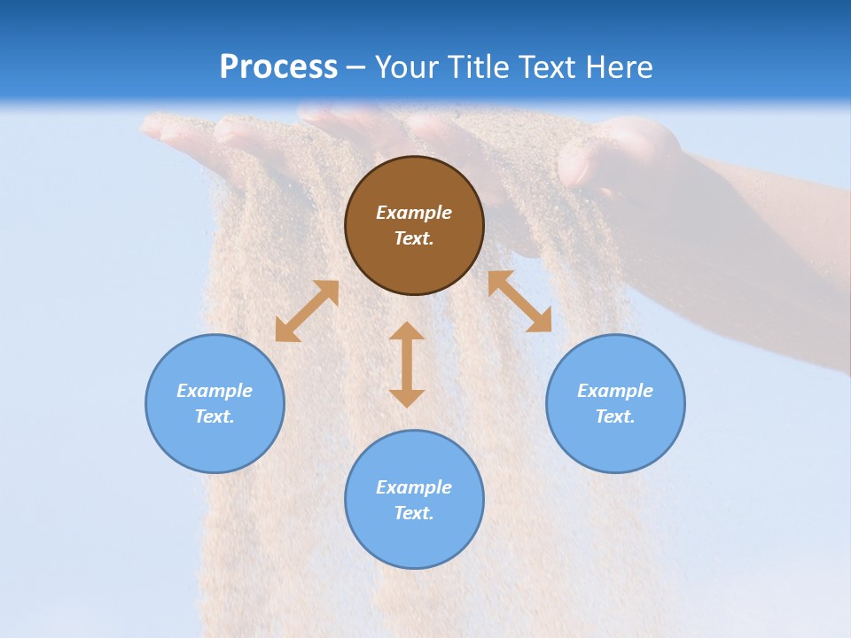 Time Is Running Like Sand Through Your Fingers PowerPoint Template