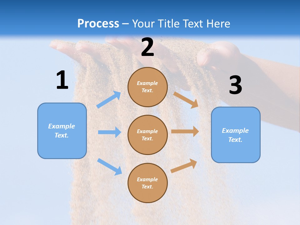Time Is Running Like Sand Through Your Fingers PowerPoint Template