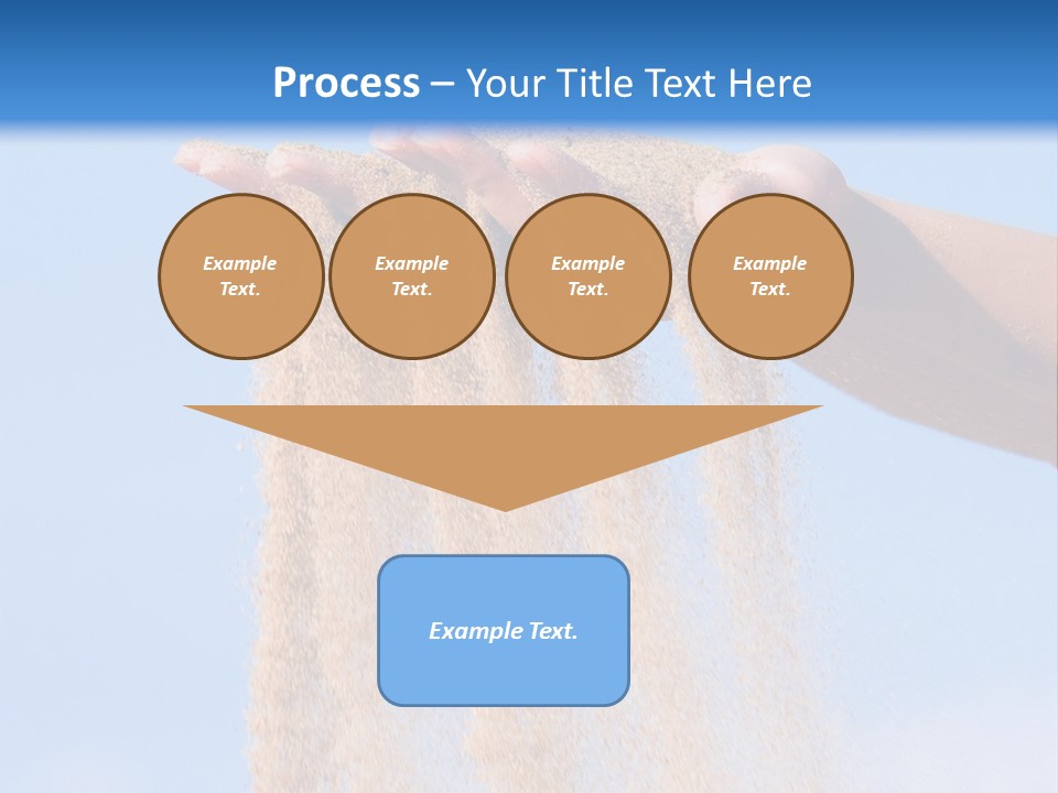 Time Is Running Like Sand Through Your Fingers PowerPoint Template