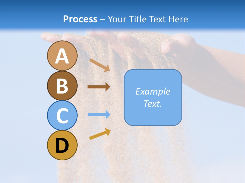Time Is Running Like Sand Through Your Fingers PowerPoint Template