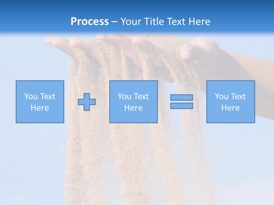 Time Is Running Like Sand Through Your Fingers PowerPoint Template