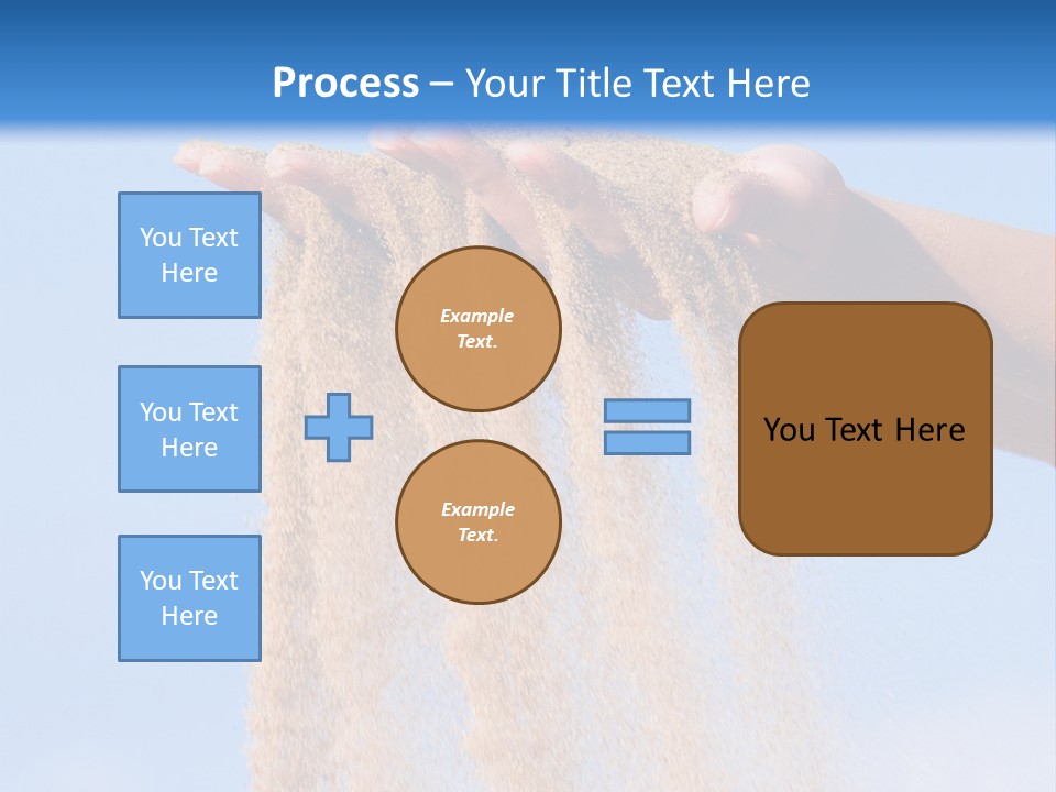 Time Is Running Like Sand Through Your Fingers PowerPoint Template