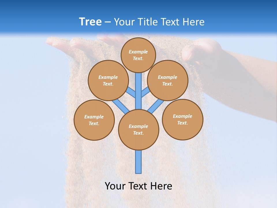 Time Is Running Like Sand Through Your Fingers PowerPoint Template