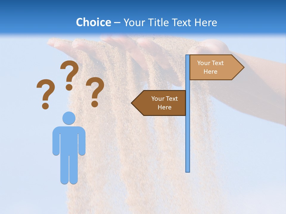 Time Is Running Like Sand Through Your Fingers PowerPoint Template