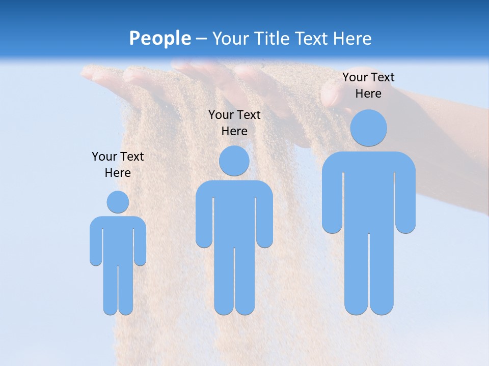 Time Is Running Like Sand Through Your Fingers PowerPoint Template