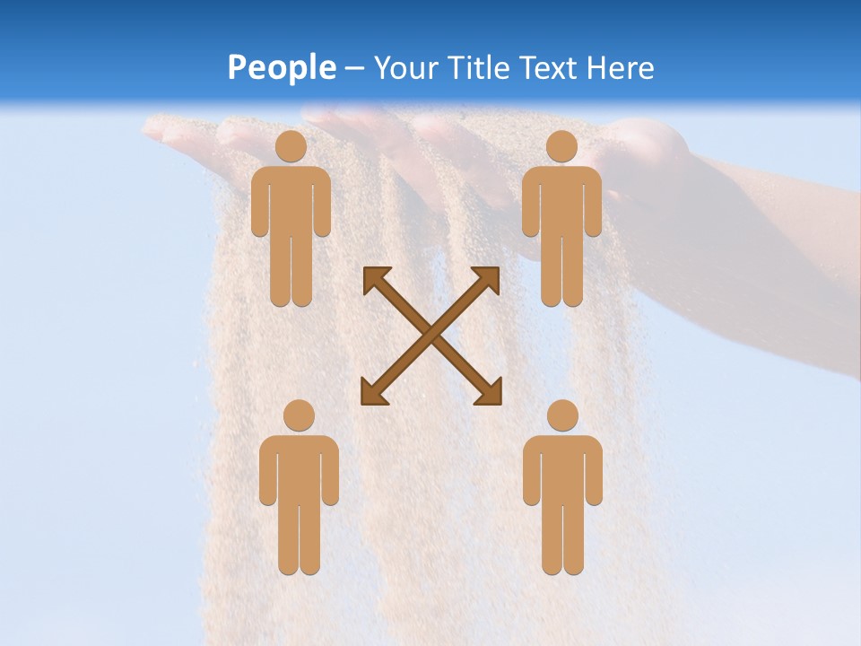 Time Is Running Like Sand Through Your Fingers PowerPoint Template