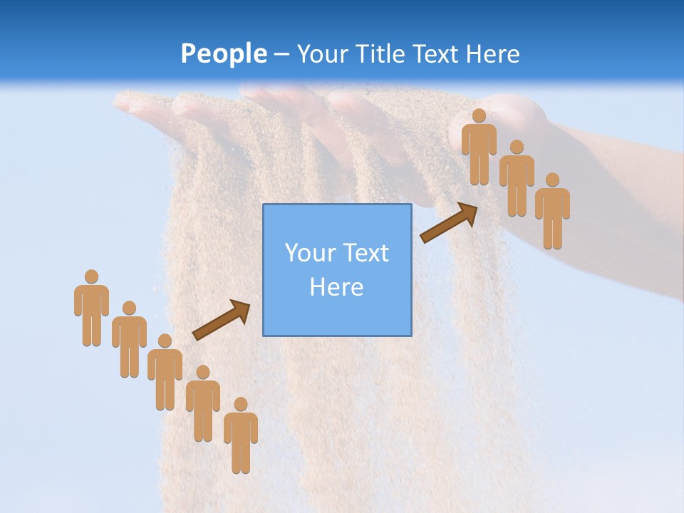 Time Is Running Like Sand Through Your Fingers PowerPoint Template