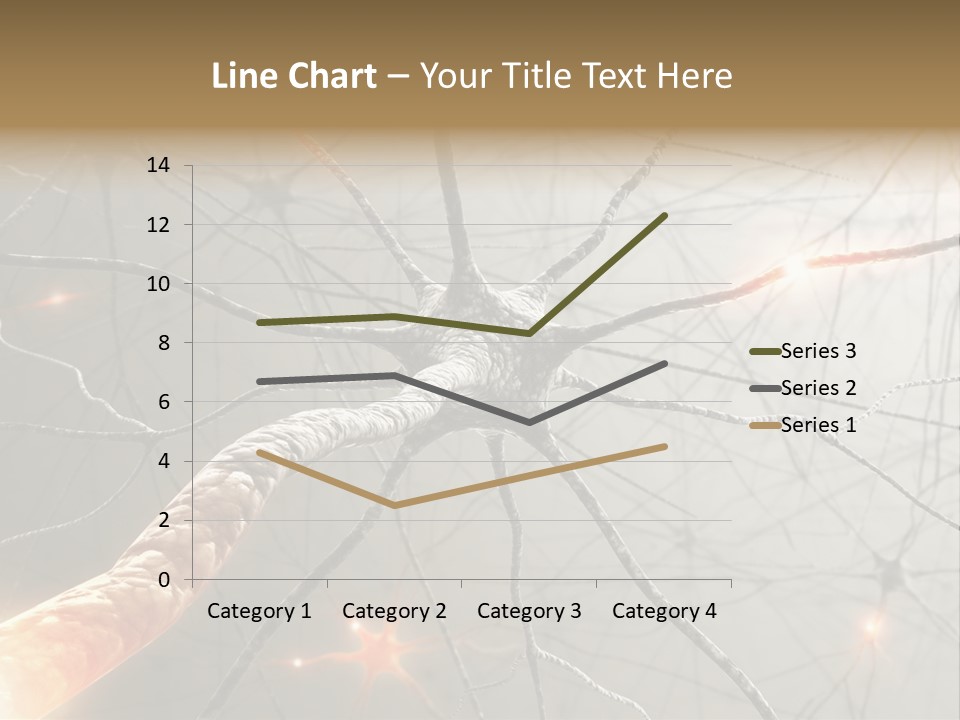 Inside The Brain. Concept Of Neurons And Nervous System. PowerPoint Template