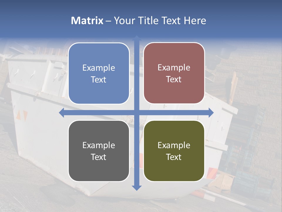 A Large White Boat Sitting In Front Of A Building PowerPoint Template