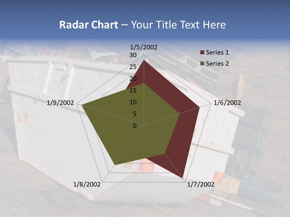 A Large White Boat Sitting In Front Of A Building PowerPoint Template