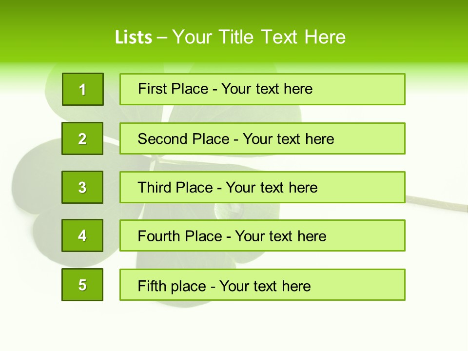 Shamrock PowerPoint Template