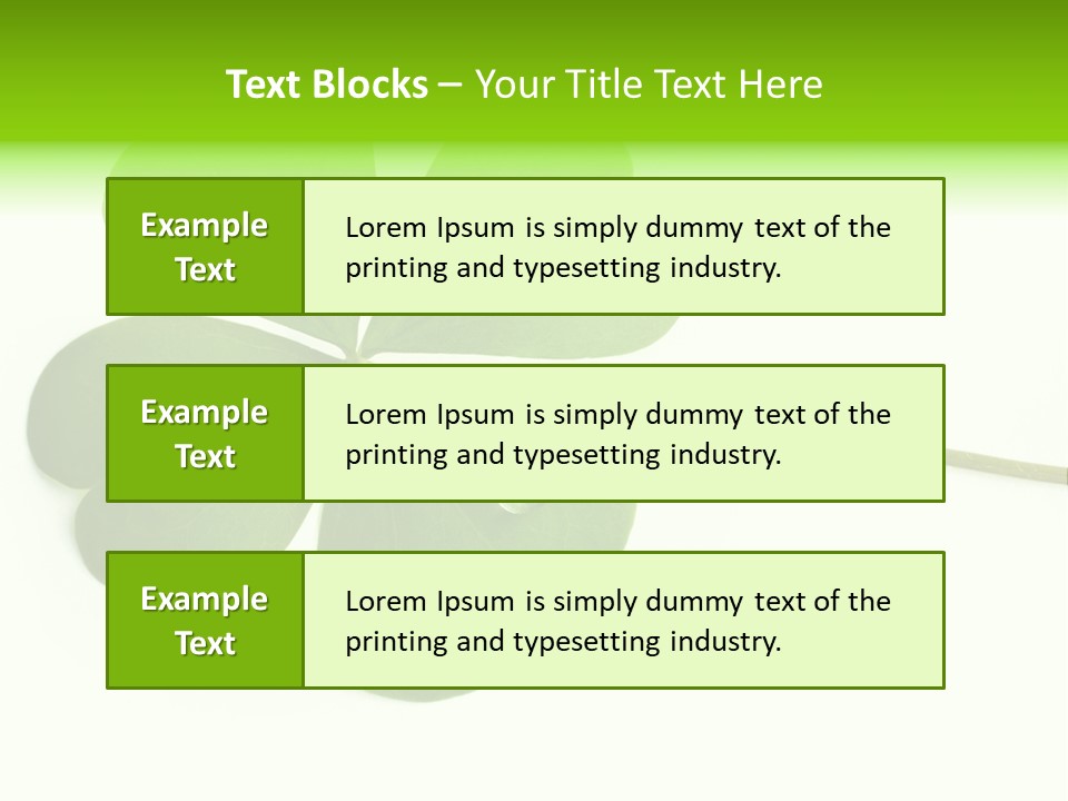 Shamrock PowerPoint Template
