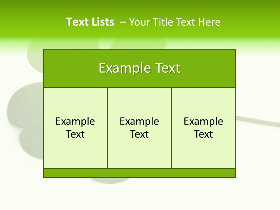 Shamrock PowerPoint Template