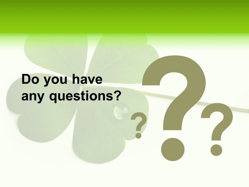 Shamrock PowerPoint Template