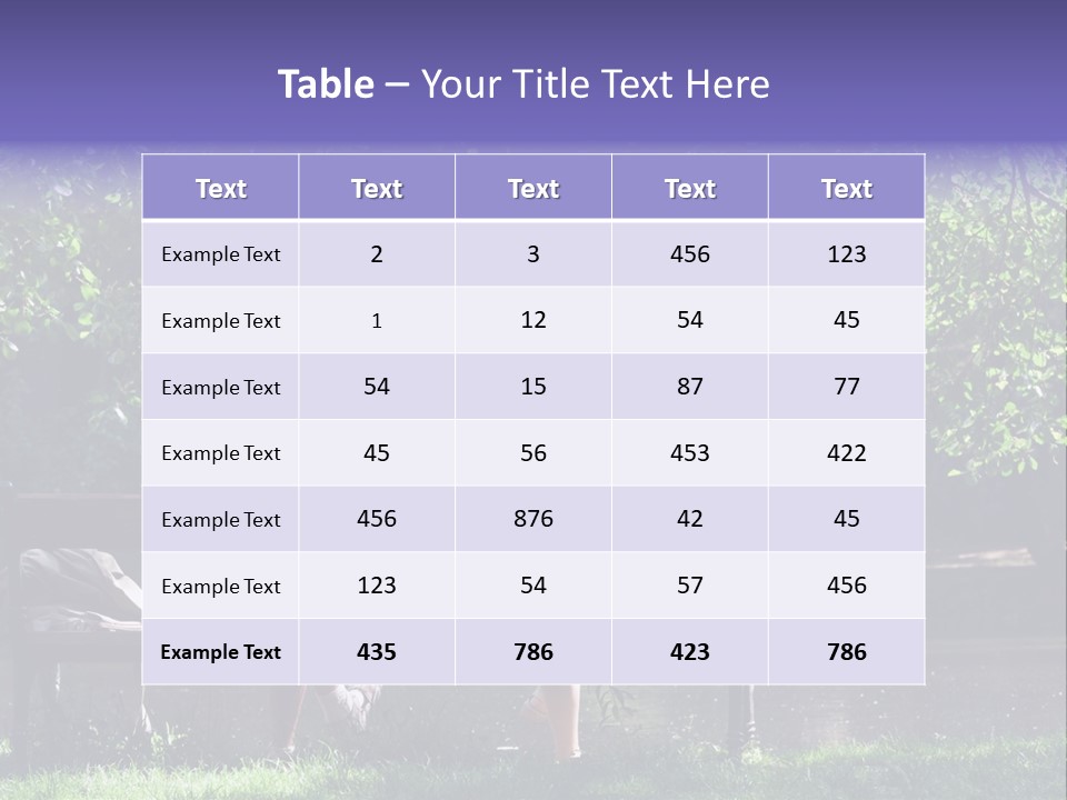 Aged Couple Enjoy Spring Morning On The Bench Near Lake In The Park PowerPoint Template