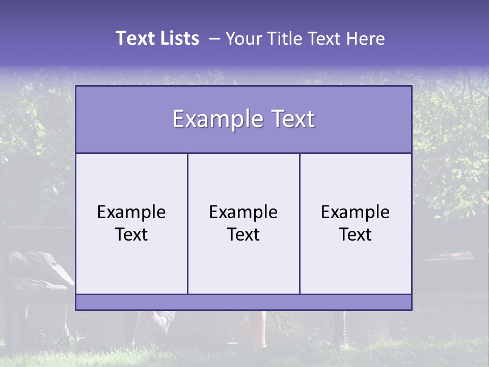 Aged Couple Enjoy Spring Morning On The Bench Near Lake In The Park PowerPoint Template
