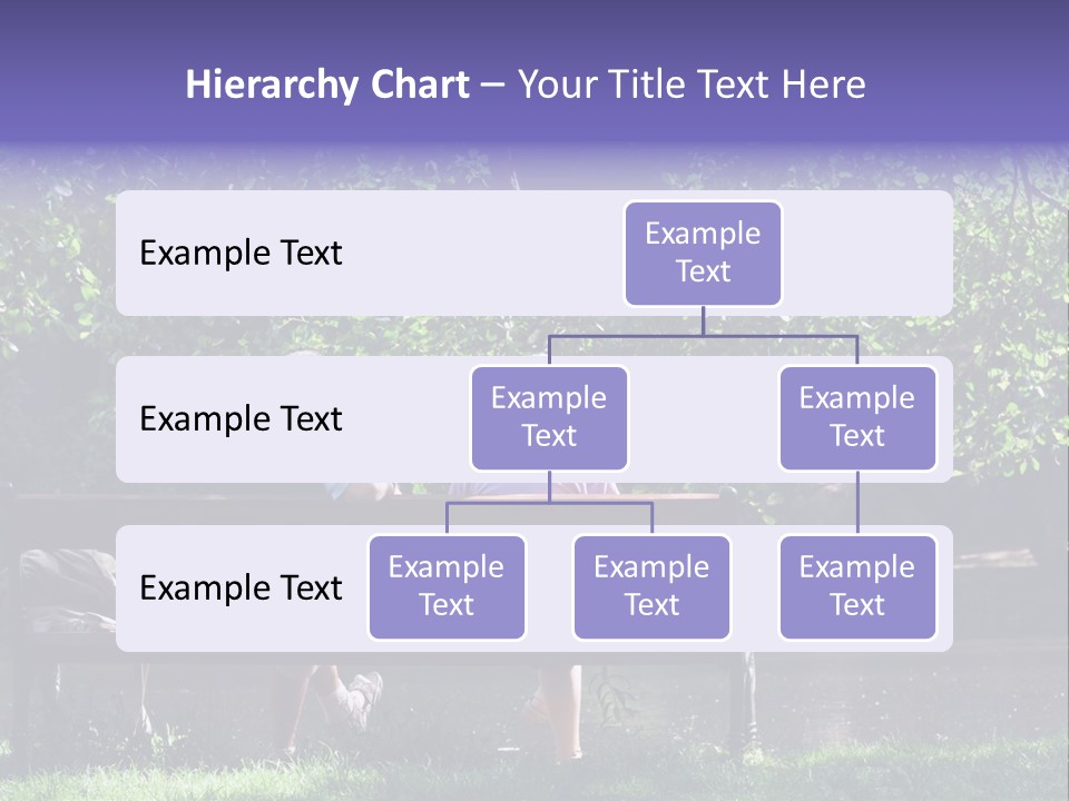 Aged Couple Enjoy Spring Morning On The Bench Near Lake In The Park PowerPoint Template