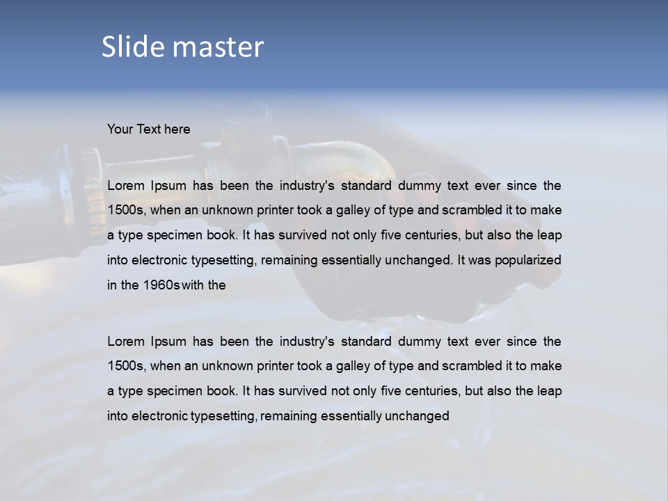 Thirst In Africa PowerPoint Template