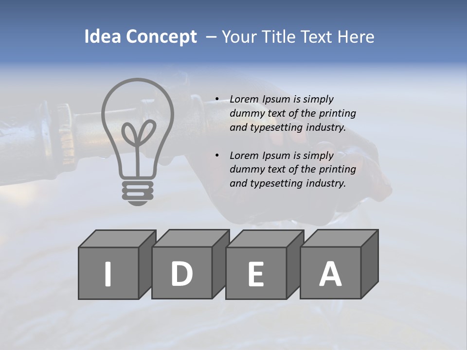 Thirst In Africa PowerPoint Template