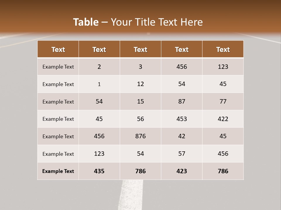Airplane Composing With Sunset And Road PowerPoint Template