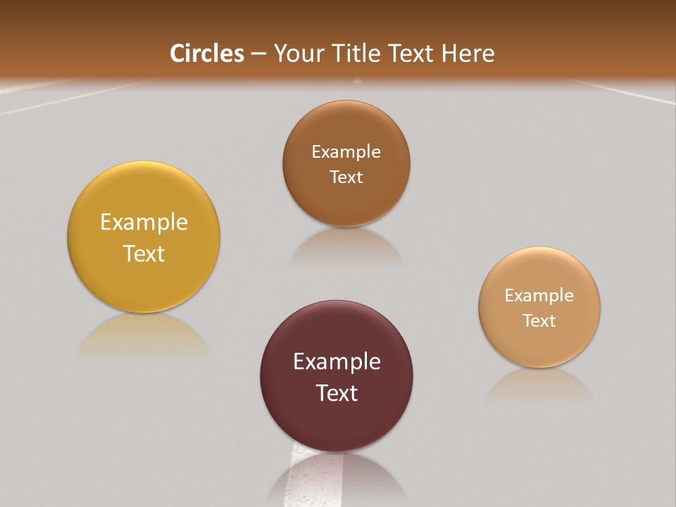 Airplane Composing With Sunset And Road PowerPoint Template