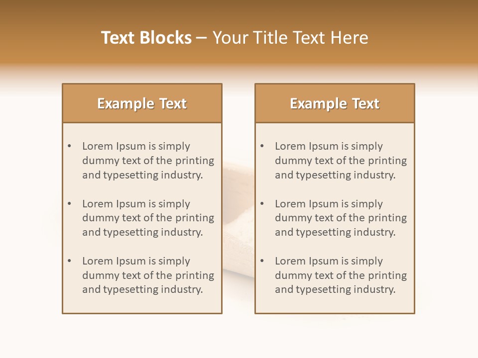 Wooden Spoon With Flour PowerPoint Template
