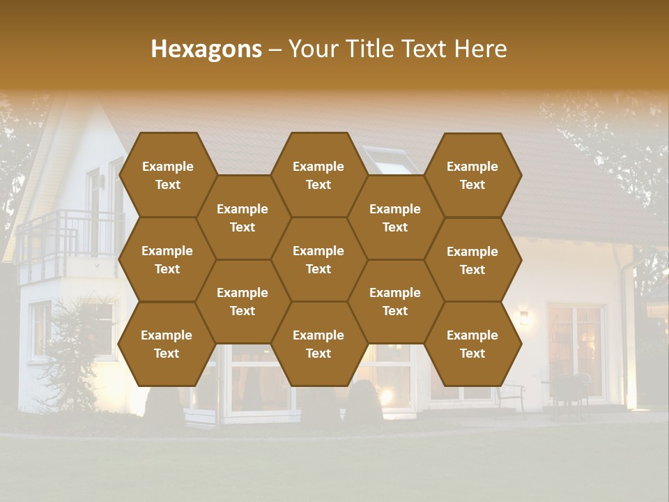 Maple Syrup Pouring Onto Pancakes. Shallow Dof With Focus On Syrup And Butter. PowerPoint Template