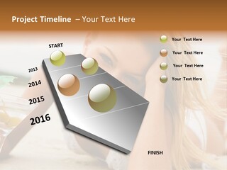 Image Of Pretty Girl With Martini Glass Lying On Sandy Beach And Looking At Camera PowerPoint Template