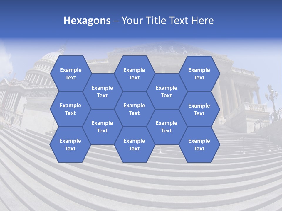 East Side View (Fisheye) Of The United States Capitol Building, Washington, Dc. PowerPoint Template