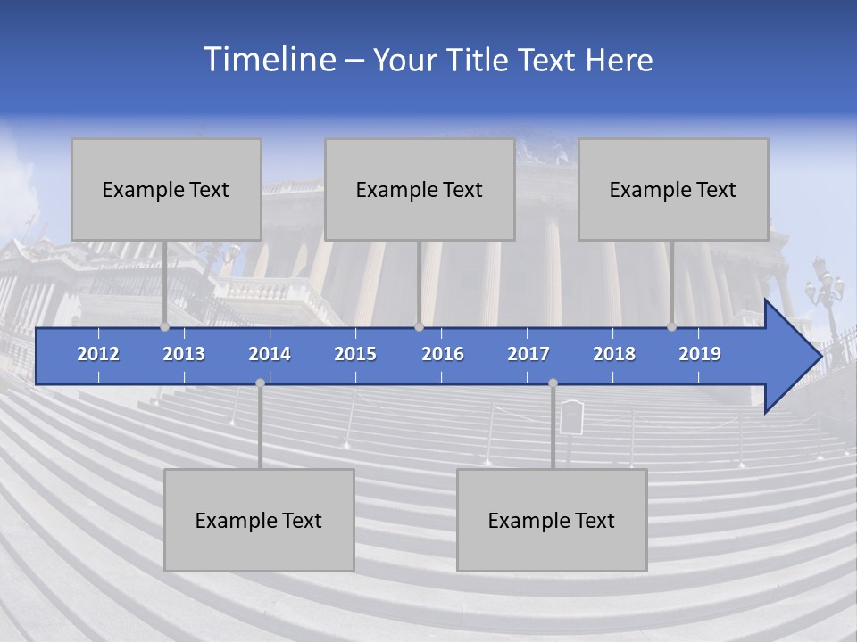 East Side View (Fisheye) Of The United States Capitol Building, Washington, Dc. PowerPoint Template