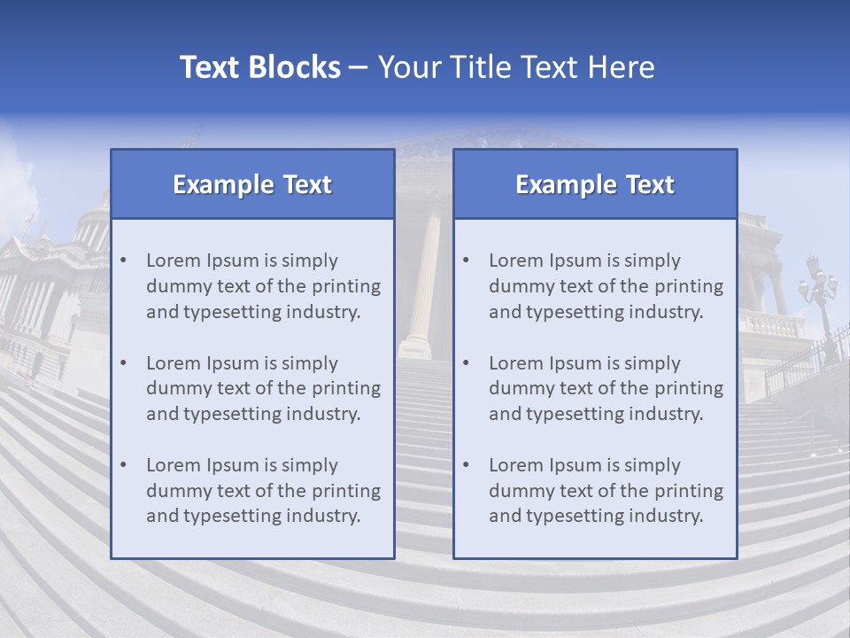 East Side View (Fisheye) Of The United States Capitol Building, Washington, Dc. PowerPoint Template